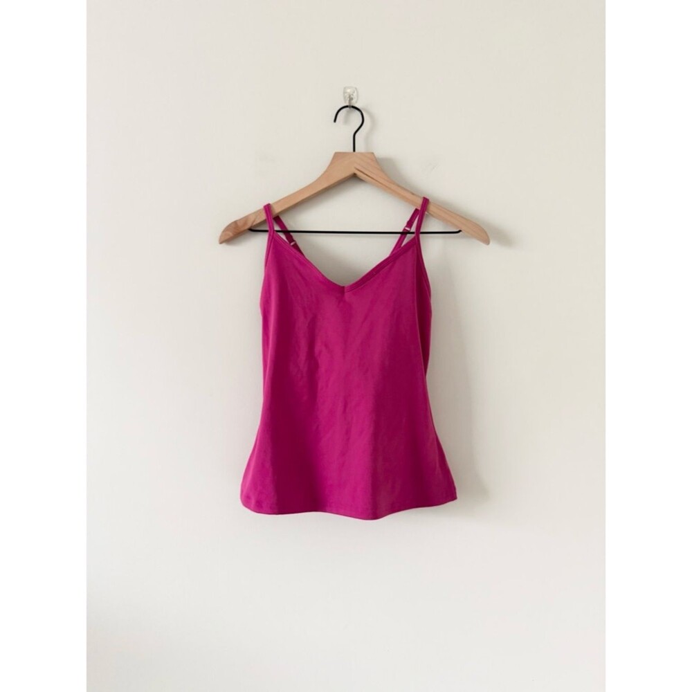 Old Navy Active Powersoft Cami Tank Crisscross Straps in Magenta Size S